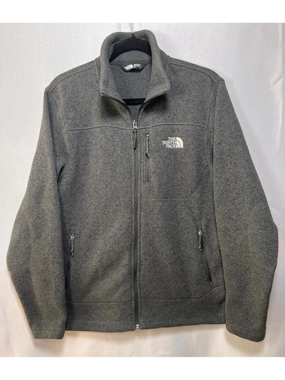 The North Face Men’s Gray Full Zip Fleece Jacket Size Small